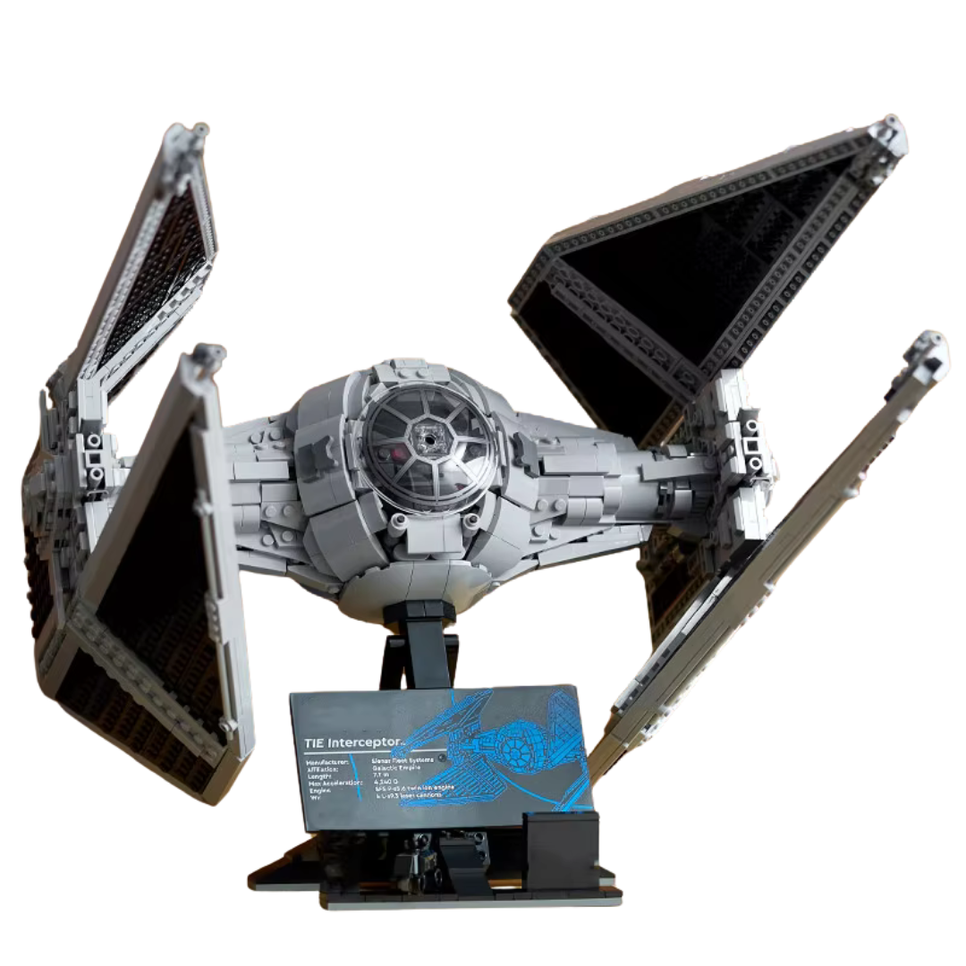 Advanced model kits for Adults: Build the 1,931-piece Starship Interceptor.