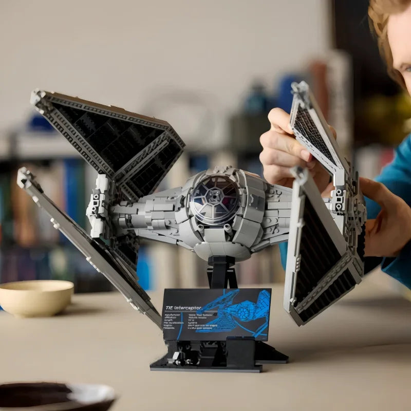 Advanced model kits for Adults: Build the 1,931-piece Starship Interceptor.