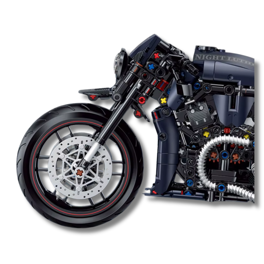Night Racer 1:8 Motorbike Kit | Brickser LEGO Alternate Build | 623 Pcs