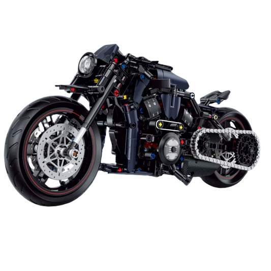  Night Racer 1:8 Motorbike Kit  | Brickser LEGO Alternate Build |  623 Pcs